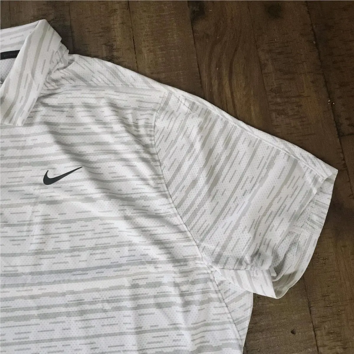 Nike clothing - Tiger Woods Dri Fit ADV Polo - Photon Dust White 3