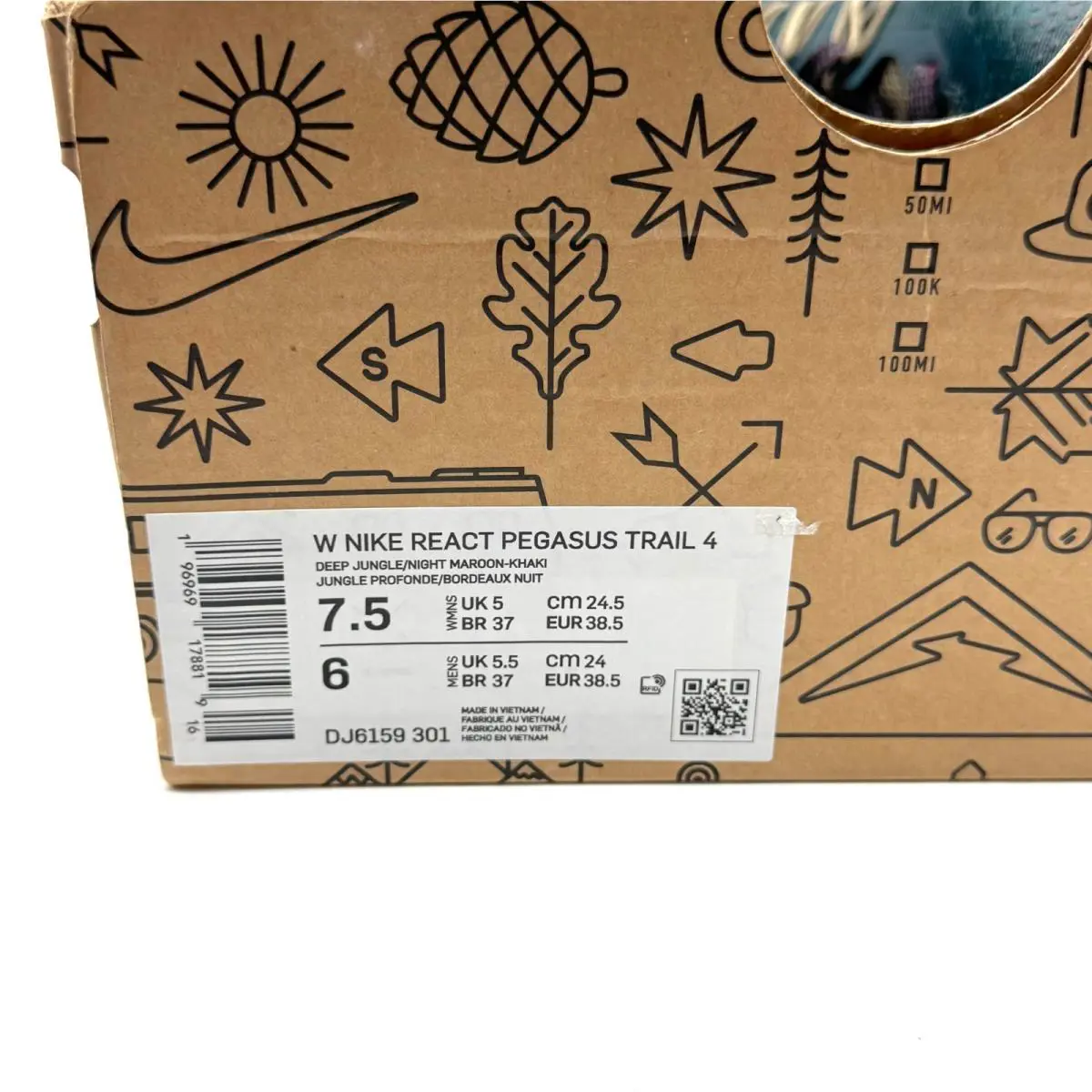 Nike shoes - Nike Pegasus Trail 4 - Pegasus Trail - DJ6159-301 - Multicolor (UPC: 196969178819) 8