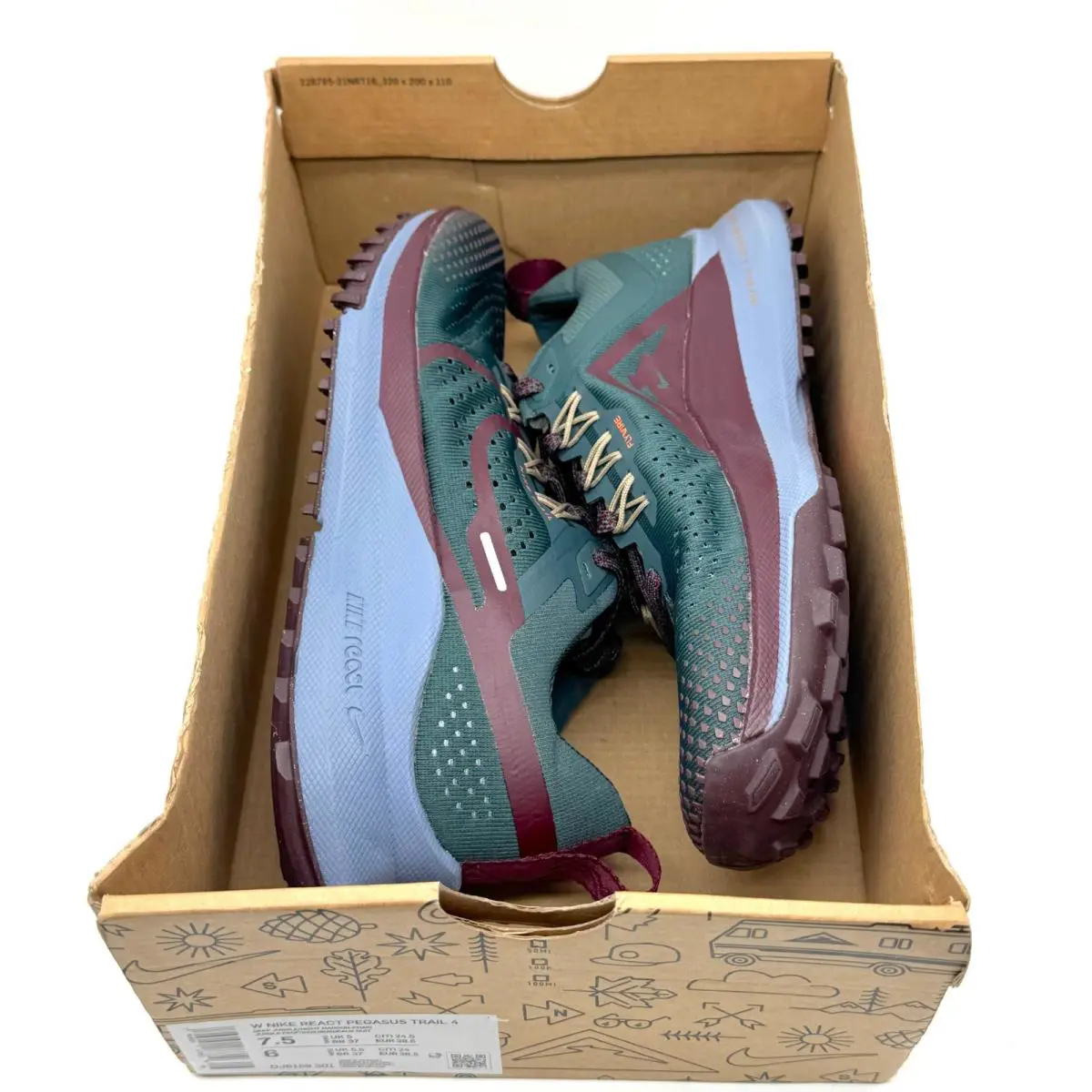 Nike shoes - Nike Pegasus Trail 4 - Pegasus Trail - DJ6159-301 - Multicolor (UPC: 196969178819) 7