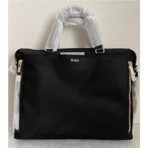 Tumi Voyageur Kendallville Briefcase Bag Black/gold