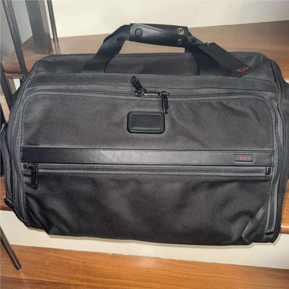 Tumi Alpha Ballistic Travel Men`s Framed Soft Duffel - Black 022126D2