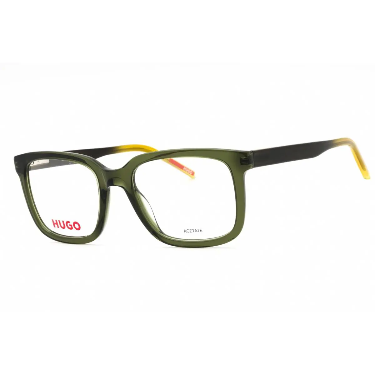 Hugo HG 1261 GP7 Eyeglasses Green Yellow Frame 51mm