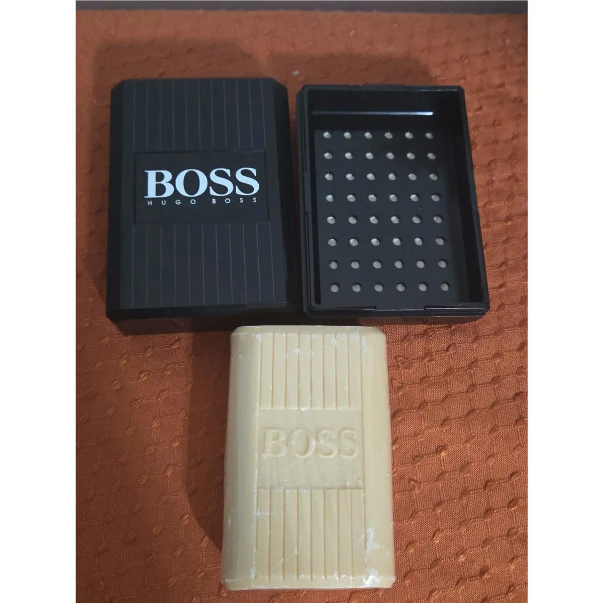 Men`s Boss Hugo Boss Bath Bar Soap Savon Parfume 5.3 Oz with Case