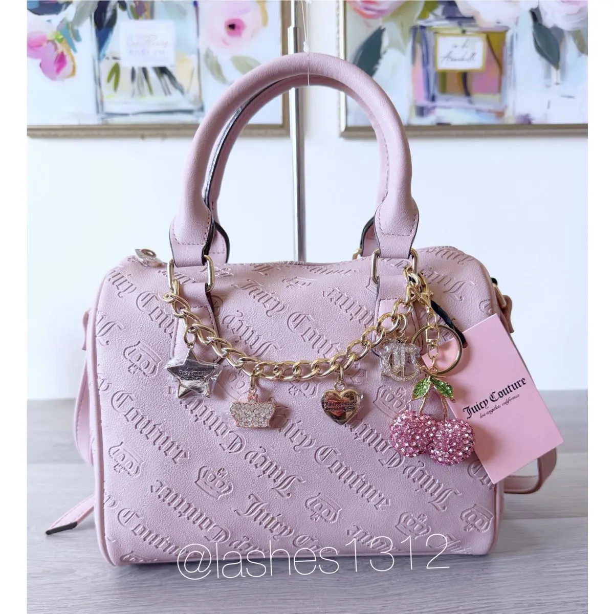 Juicy Couture Bag Not Your Babe Satchel - Pink