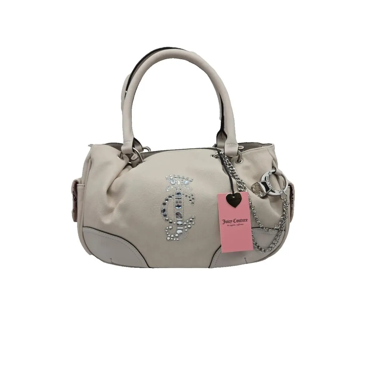 Juicy Couture Crown Satchel Shoulder Bag In Crystal Viral Ring Charm