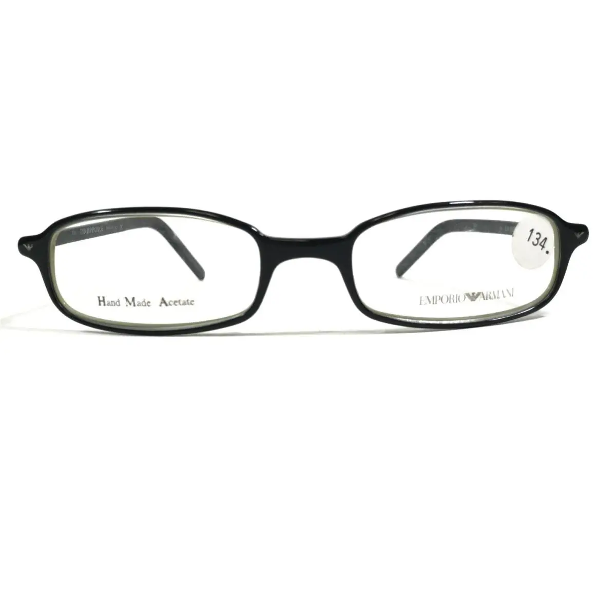 Emporio Armani Eyeglasses Frames EA9087 GY4 Black Green Rectangular 46-19-135