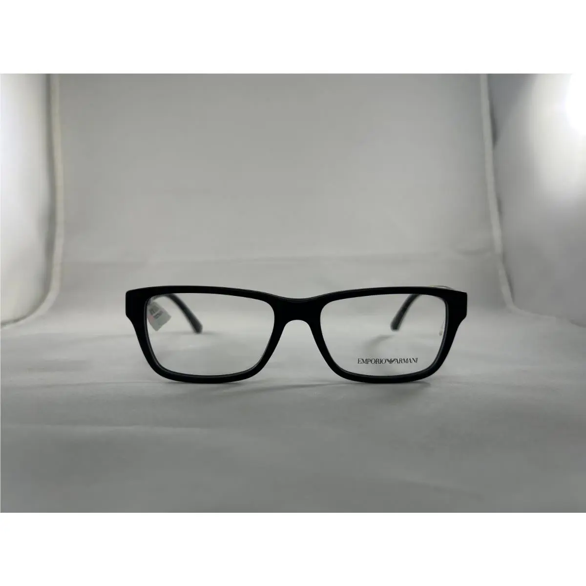 Emporio Armani EA3057 Eyeglasses 5364 Black Rectangle Men 54 17-140 cc