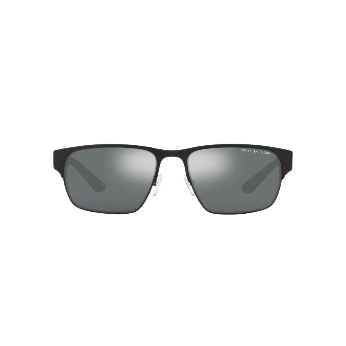 Armani Exchange Man Sunglasses Matte Blue Frame Blue Mirror Blue Lenses 57MM