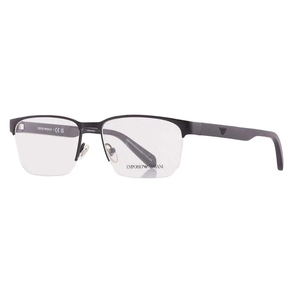Emporio Armani Demo Rectangular Men`s Eyeglasses EA1162 3001 56 EA1162 3001 56