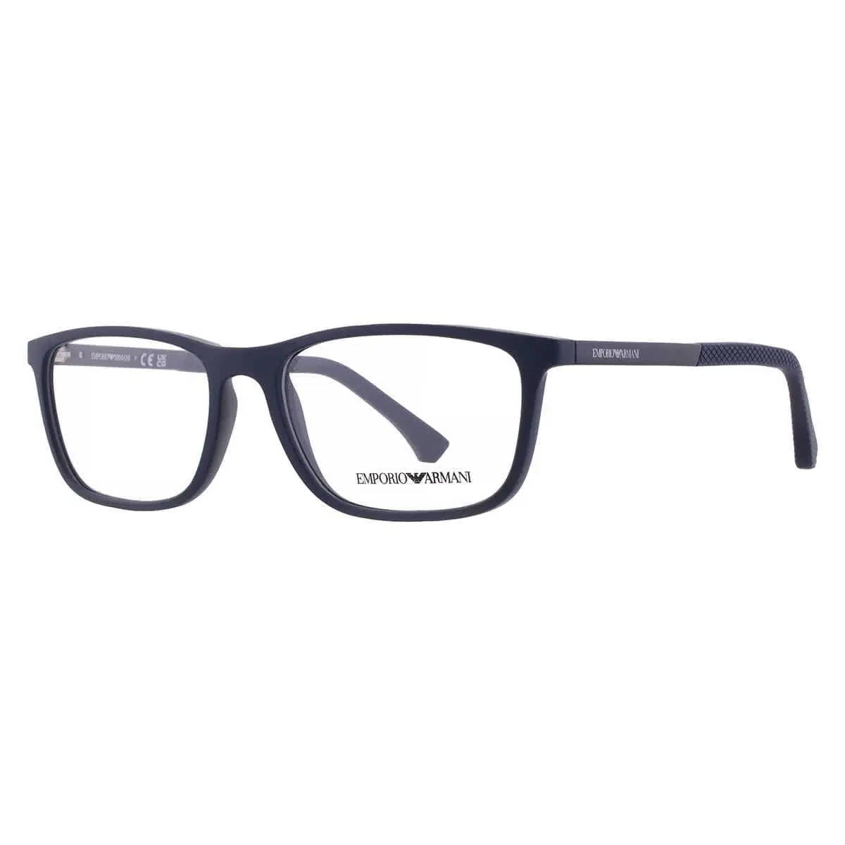 Emporio Armani Demo Rectangular Men`s Eyeglasses EA3069 6189 55 EA3069 6189 55