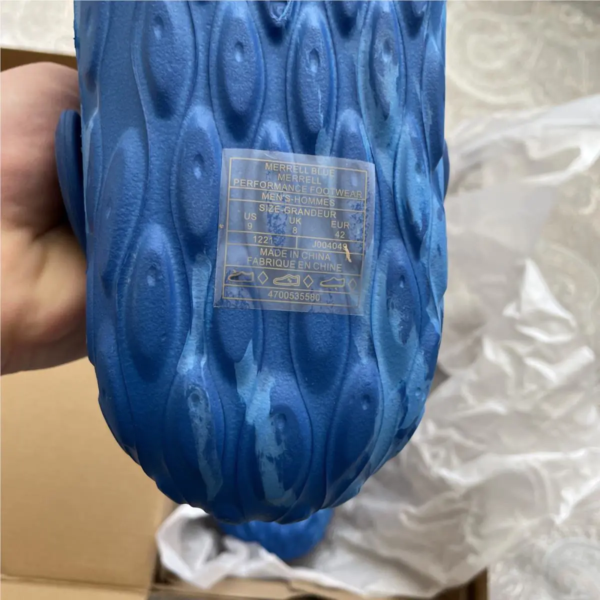 Merrell shoes - Merrell Hydro - Hydro - Blue (UPC: 0195017179129) 1