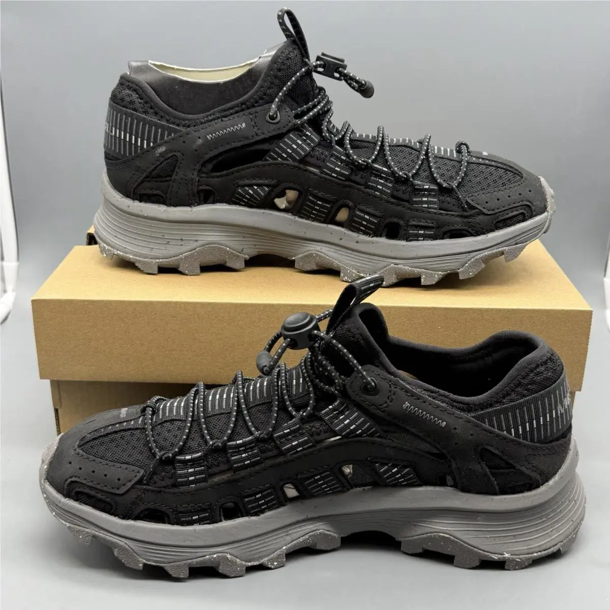Merrell shoes - Merrell Fusion Stretch - Fusion Stretch - J005007 - Black (UPC: 0195018855749) 1