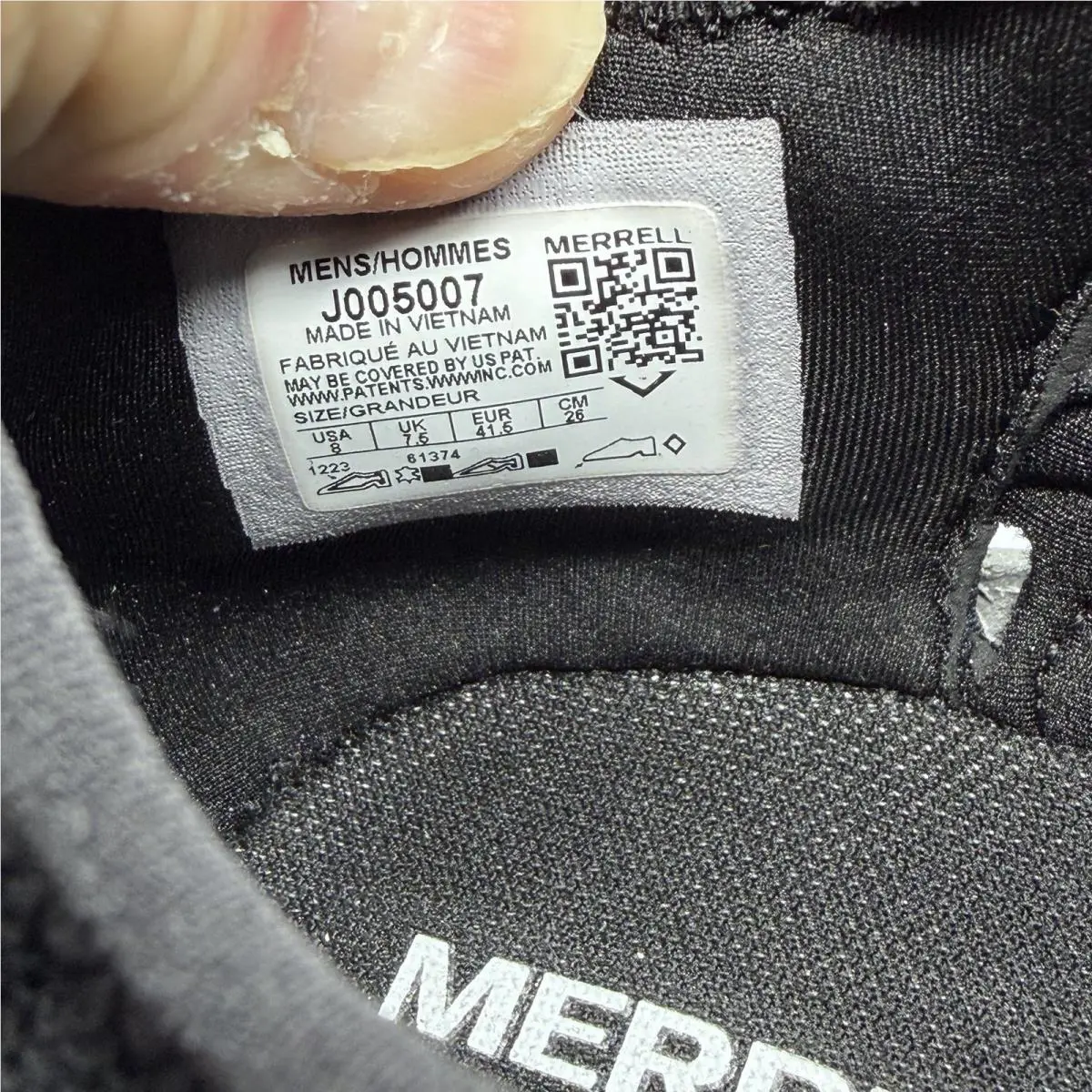 Merrell shoes - Merrell Fusion Stretch - Fusion Stretch - J005007 - Black (UPC: 0195018855749) 9