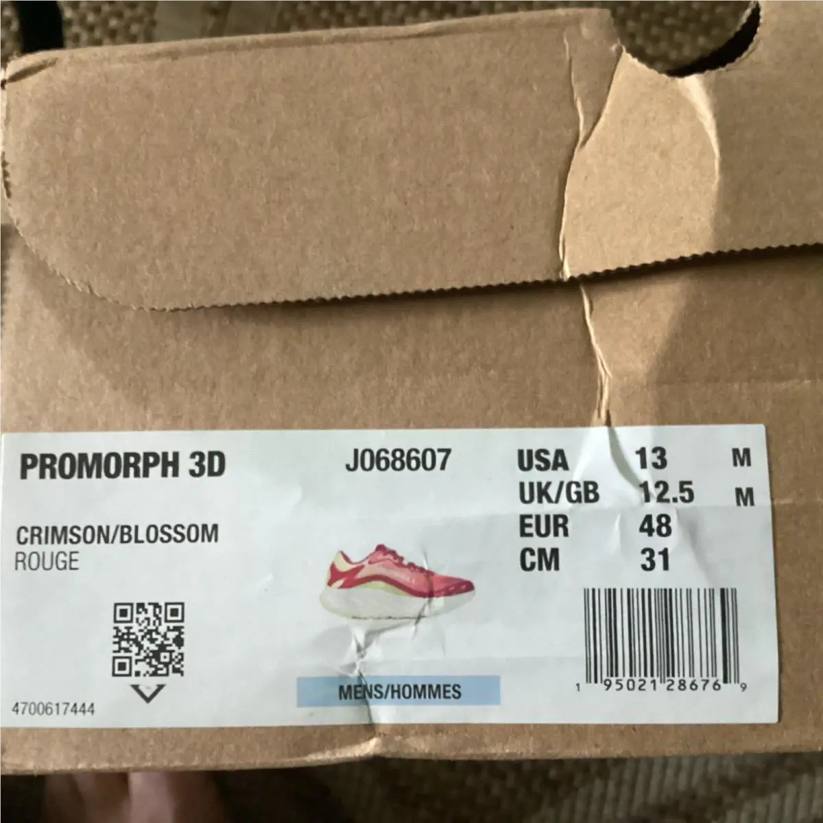 Merrell shoes - MERRELL Promorph - Promorph - 068607 - Crimson 0