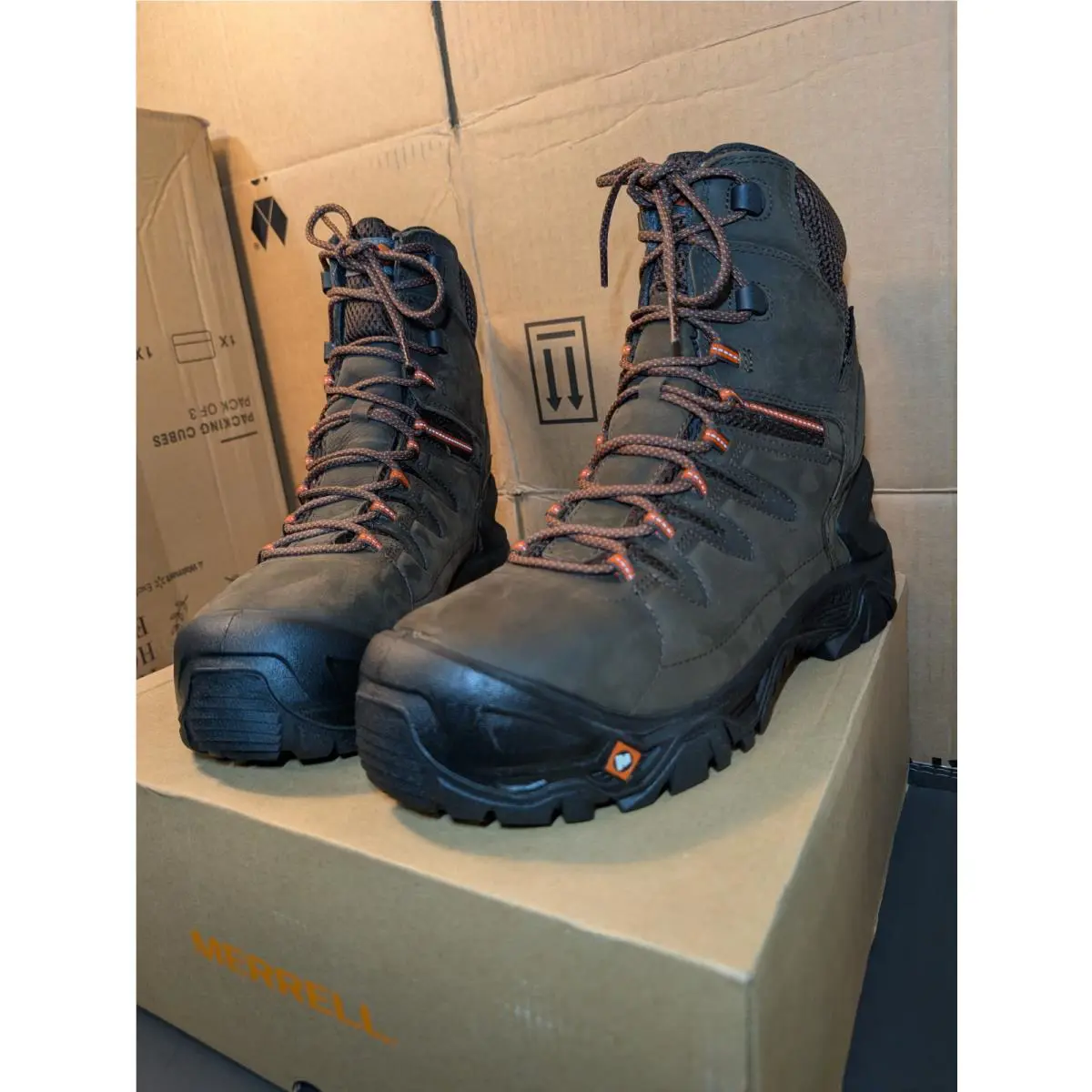 Merrell shoes - Merrell Strongfield Composite Toe - Strongfield Composite Toe - J099527 - Espresso 5