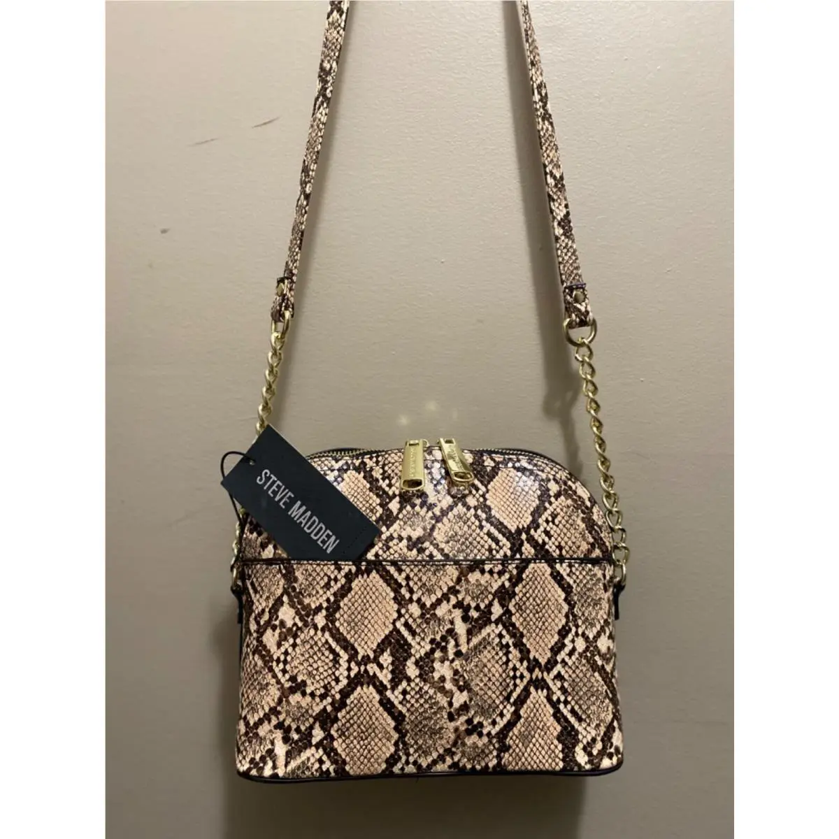 Steve Madden Bmaggie Zip Top Dome Crossbody Bag