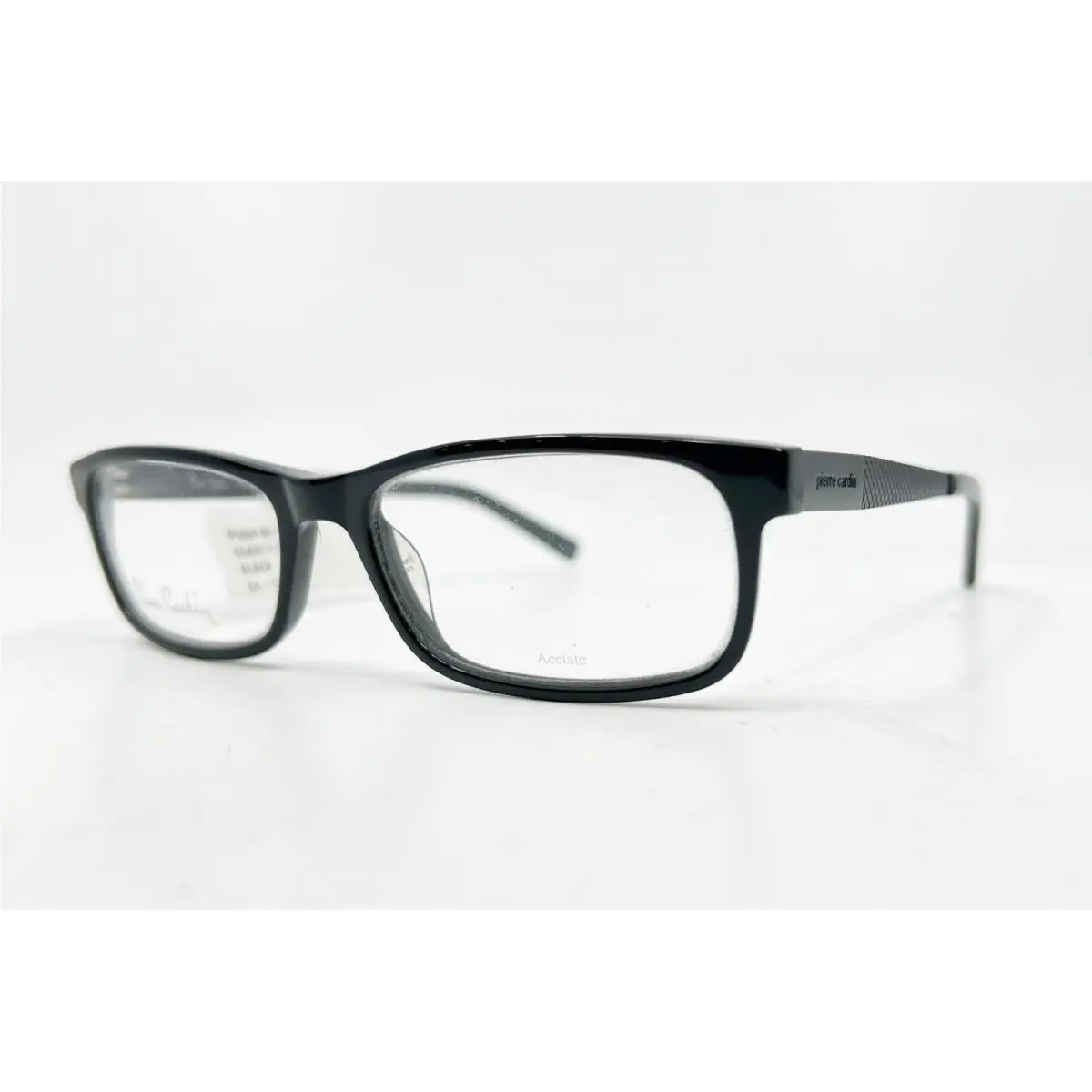 Pierre Cardin Eyeglass Frames Women Black Rectangular PC 604 0807 54-17-140