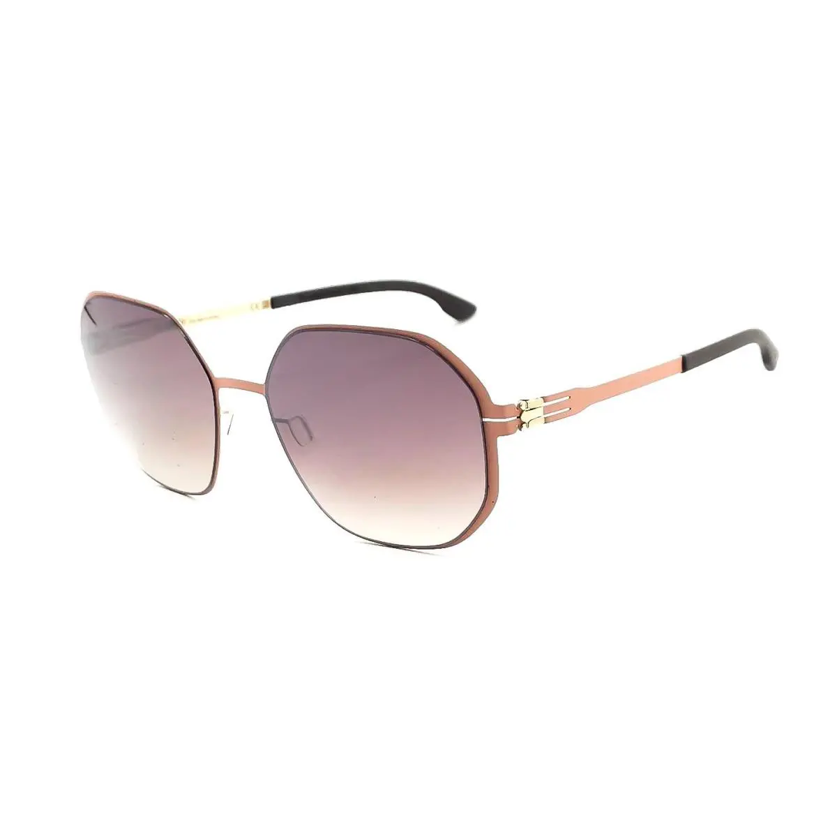 ic Berlin Dominica Sunglasses Melania Pink-rose Gold/gradient Lenses 59