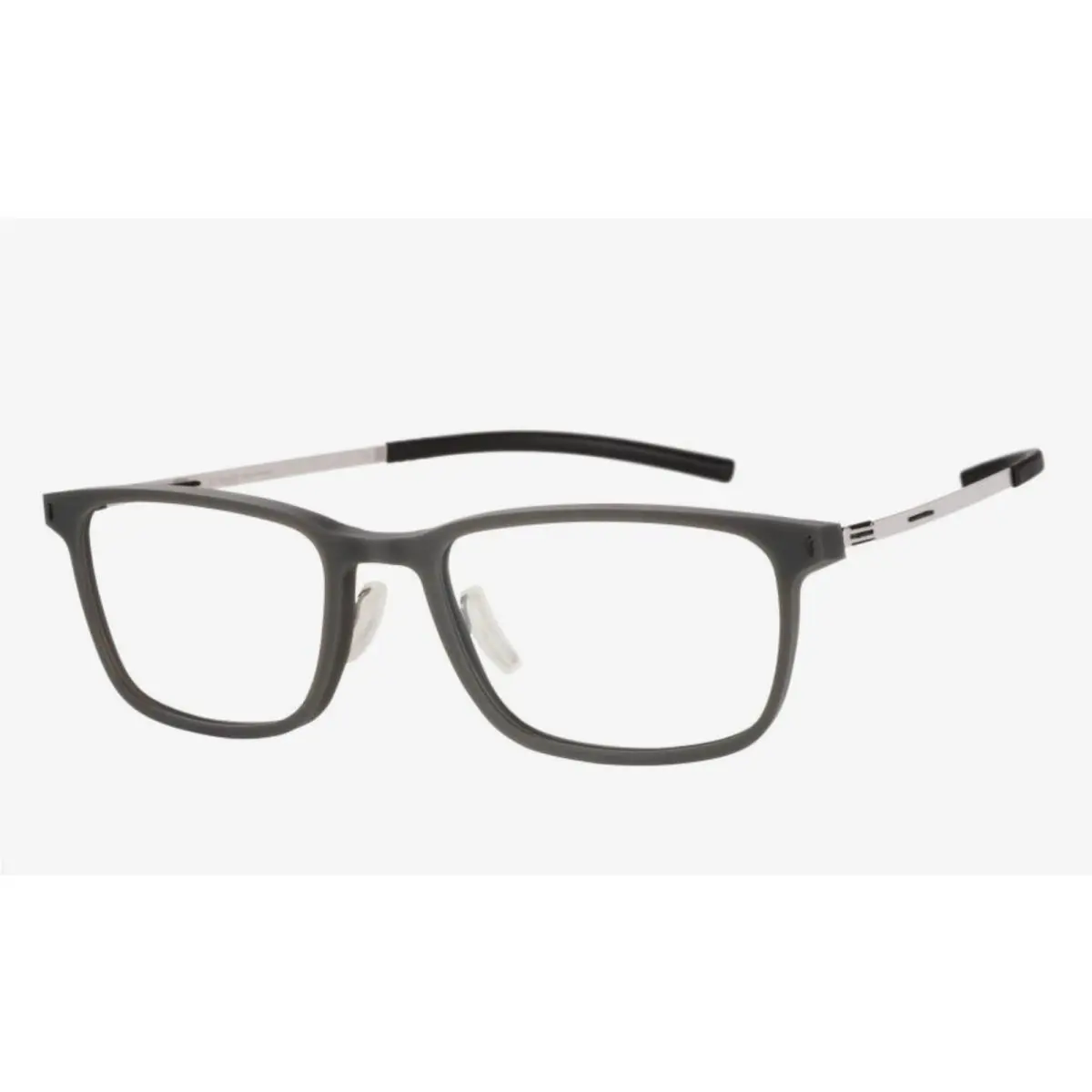 ic Berlin Akito Eyeglasses 53-20 145 Grey HD Rough Frames