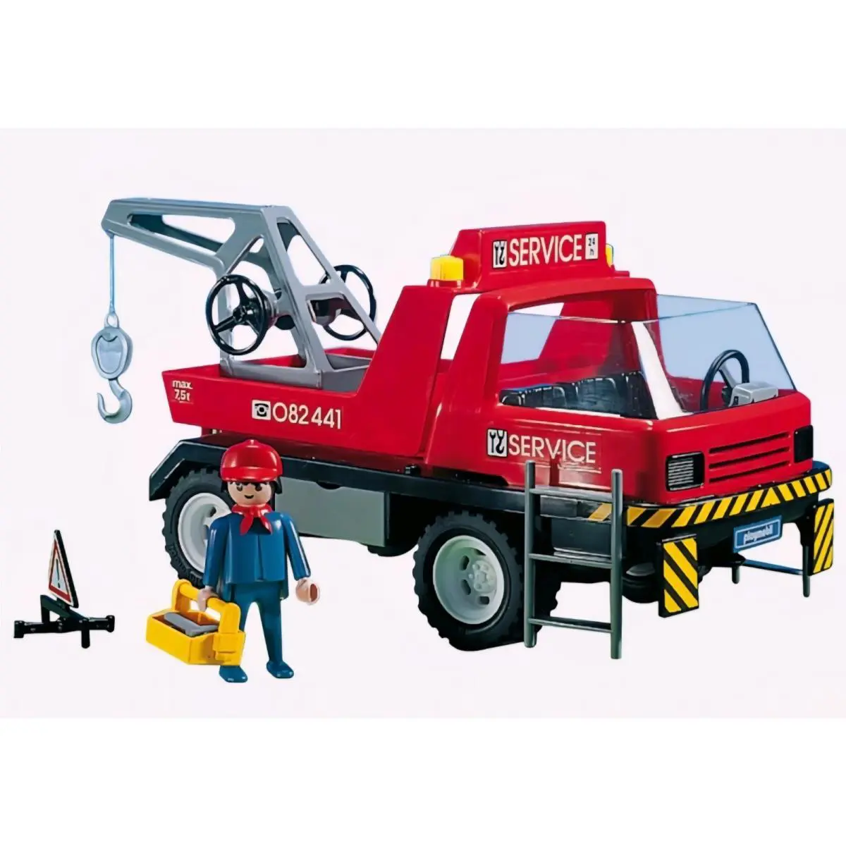 Playmobil 7296 Classic Edition Red Tow Truck In Packaging Nos