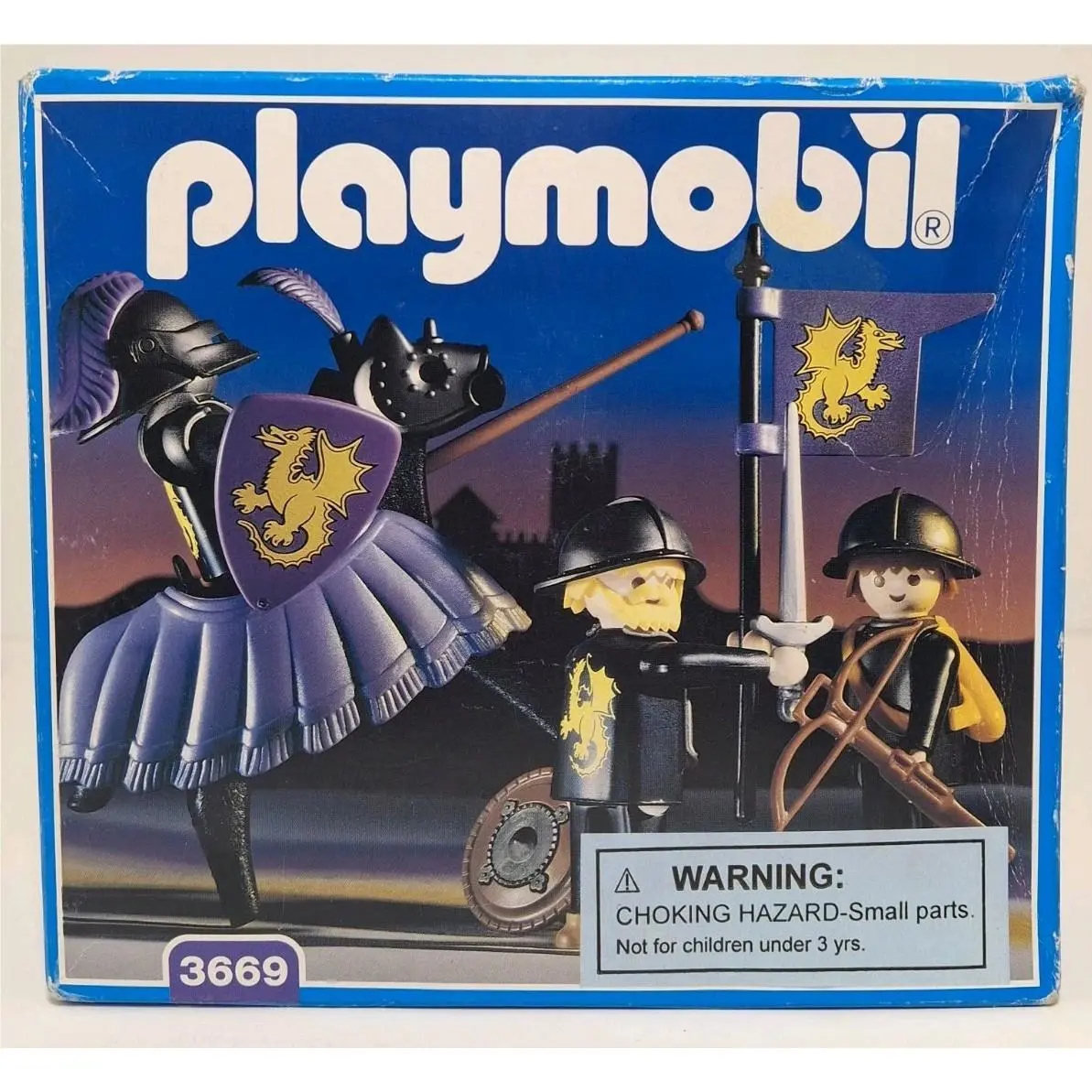 Vintage Playmobil Set 3669 Dragon Knight