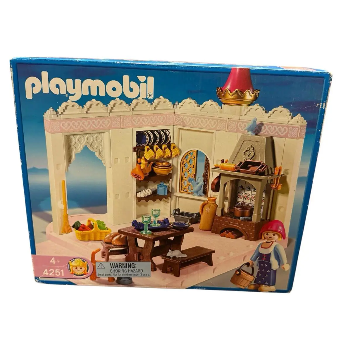 Vtg Playmobil Royal Castle Kitchen 4251 Set