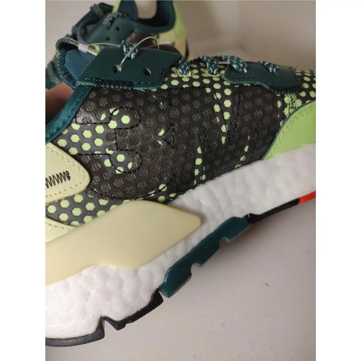 Adidas shoes - adidas Nite Jogger - Nite Jogger - EF5406 - Green/White/Black (UPC: 193101321157) 5