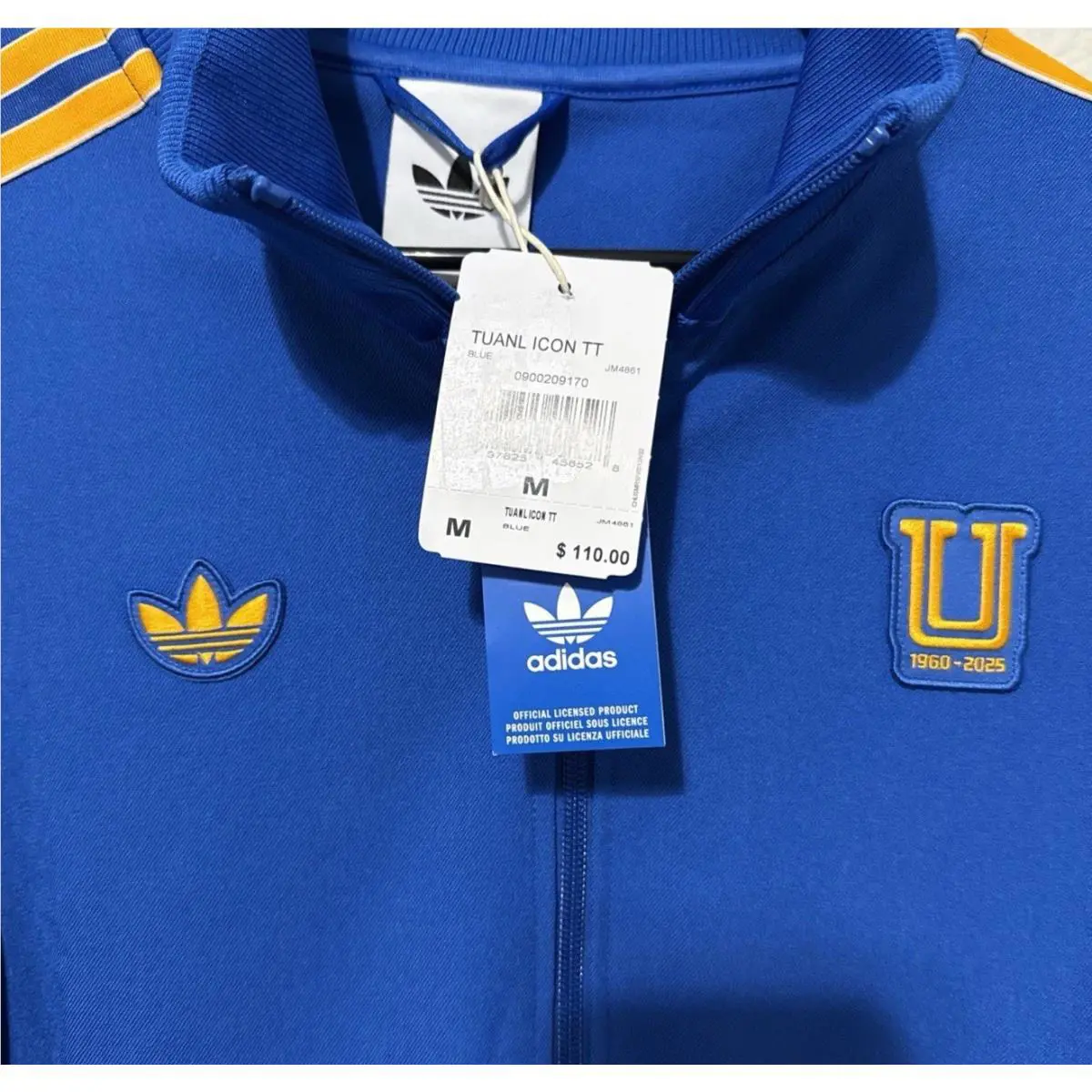Adidas clothing - Mexico Gold Track Suit - Mexico Gold Track Suit - Blue (UPC: 0197625458528) 3