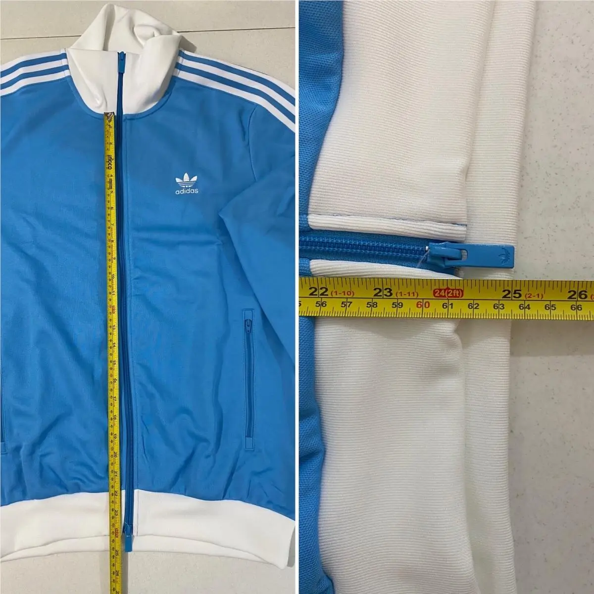 Adidas clothing - Semi Blue Burst White 10