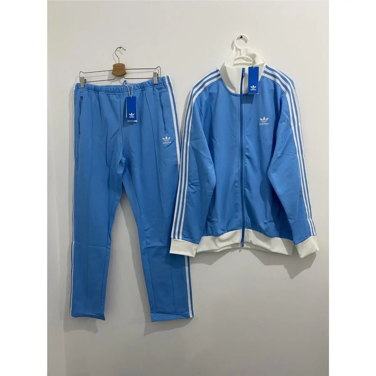 Adidas clothing - Semi Blue Burst White 0