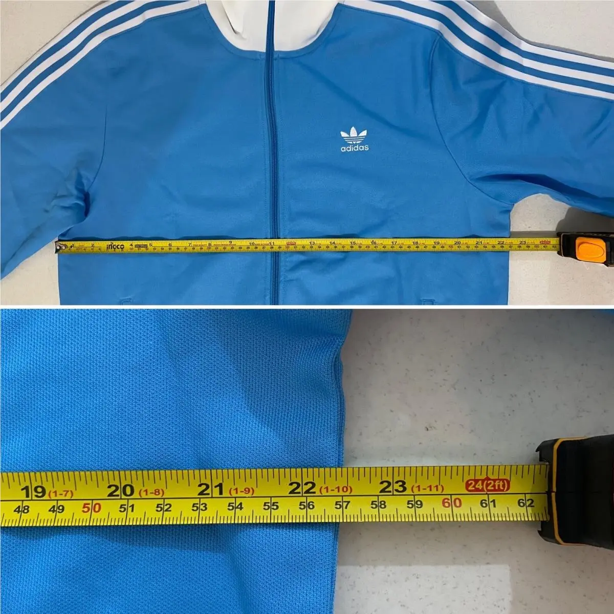 Adidas clothing - Semi Blue Burst White 9