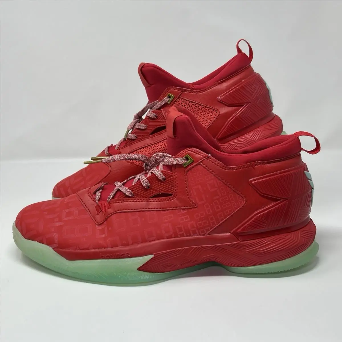 Adidas Dame 2 Dame Time Cherry Red Basketball Sneaker Men’s 14 Store Model