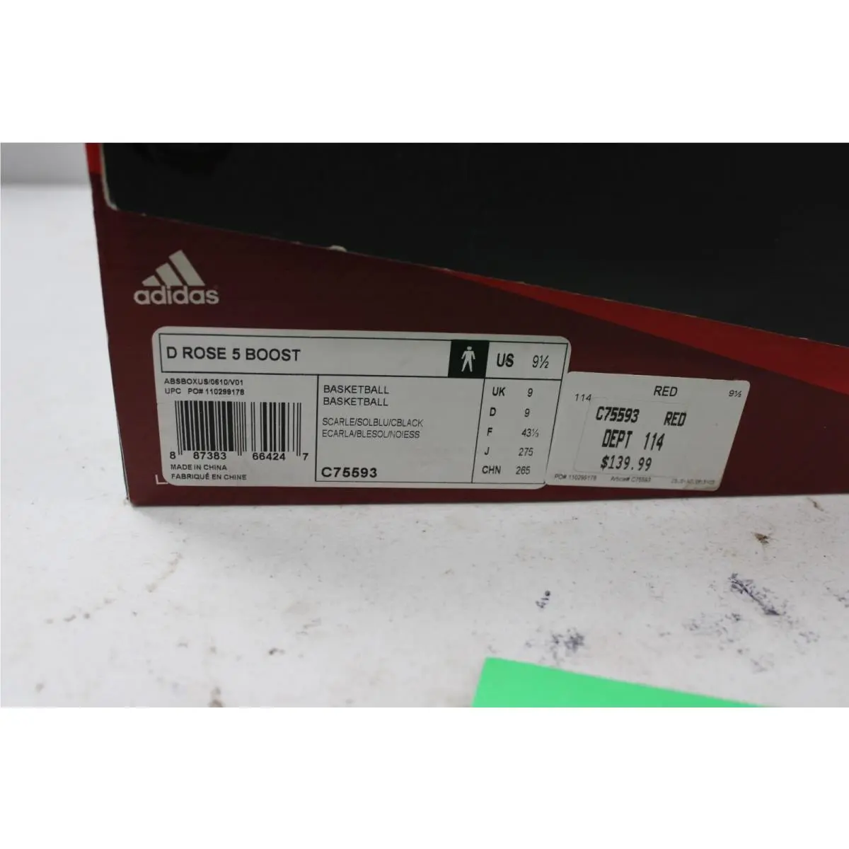 Adidas shoes - adidas D Rose 5 - Rose - C76491 - Gray 1