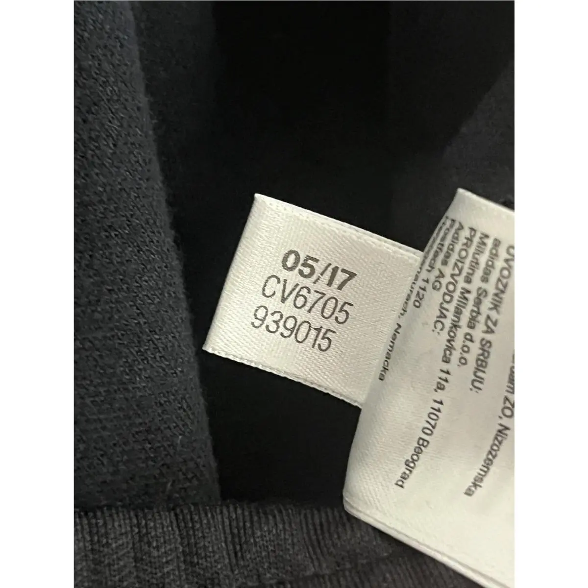 Adidas clothing - II5763 II5764 - II5763 II5764 - Black / White 17