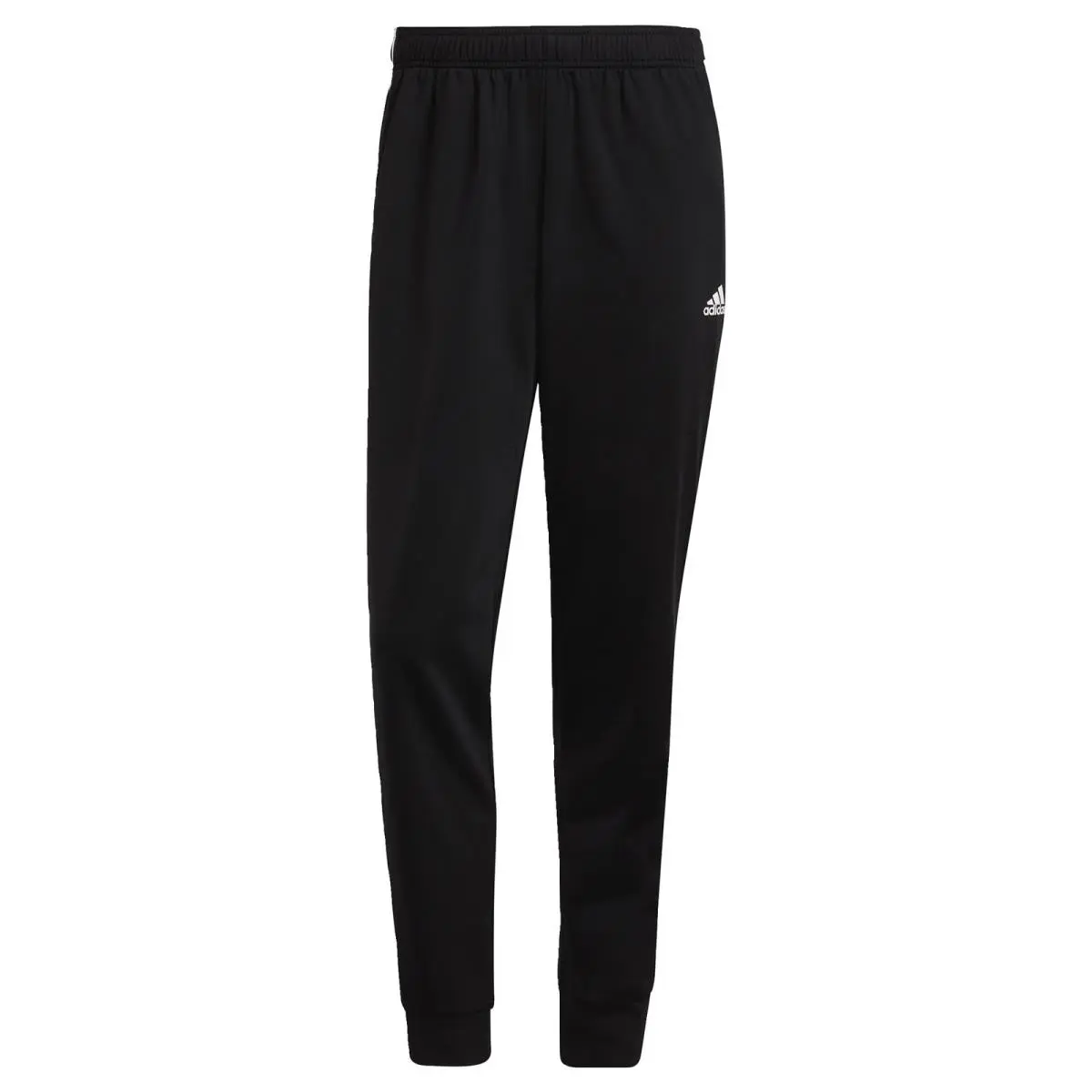 Adidas Mens Warm-up Tricot Tapered 3-stripes Track Pant Black/white X-large
