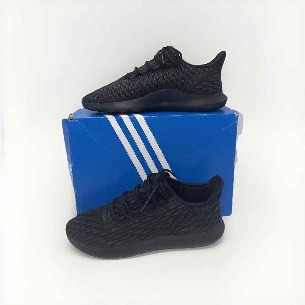 Adidas Tubular Shadow Mens Size 12 Shoes Triple Black BB8819