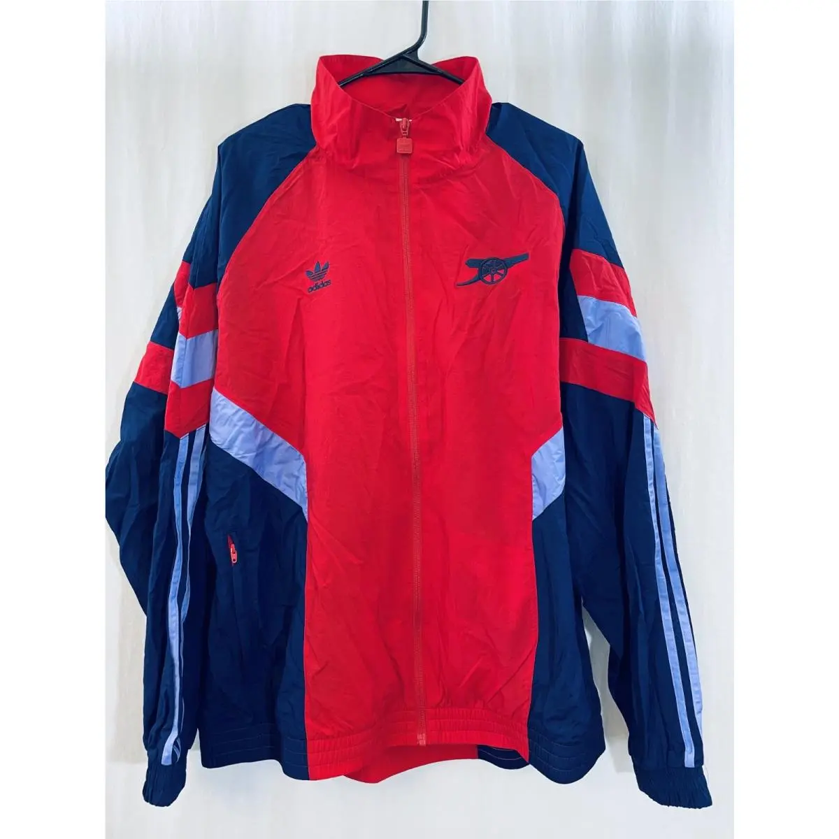 Adidas FC Arsenal Originals Track Top Jacket IS6503 Scarlet/sky Asian Fit XL
