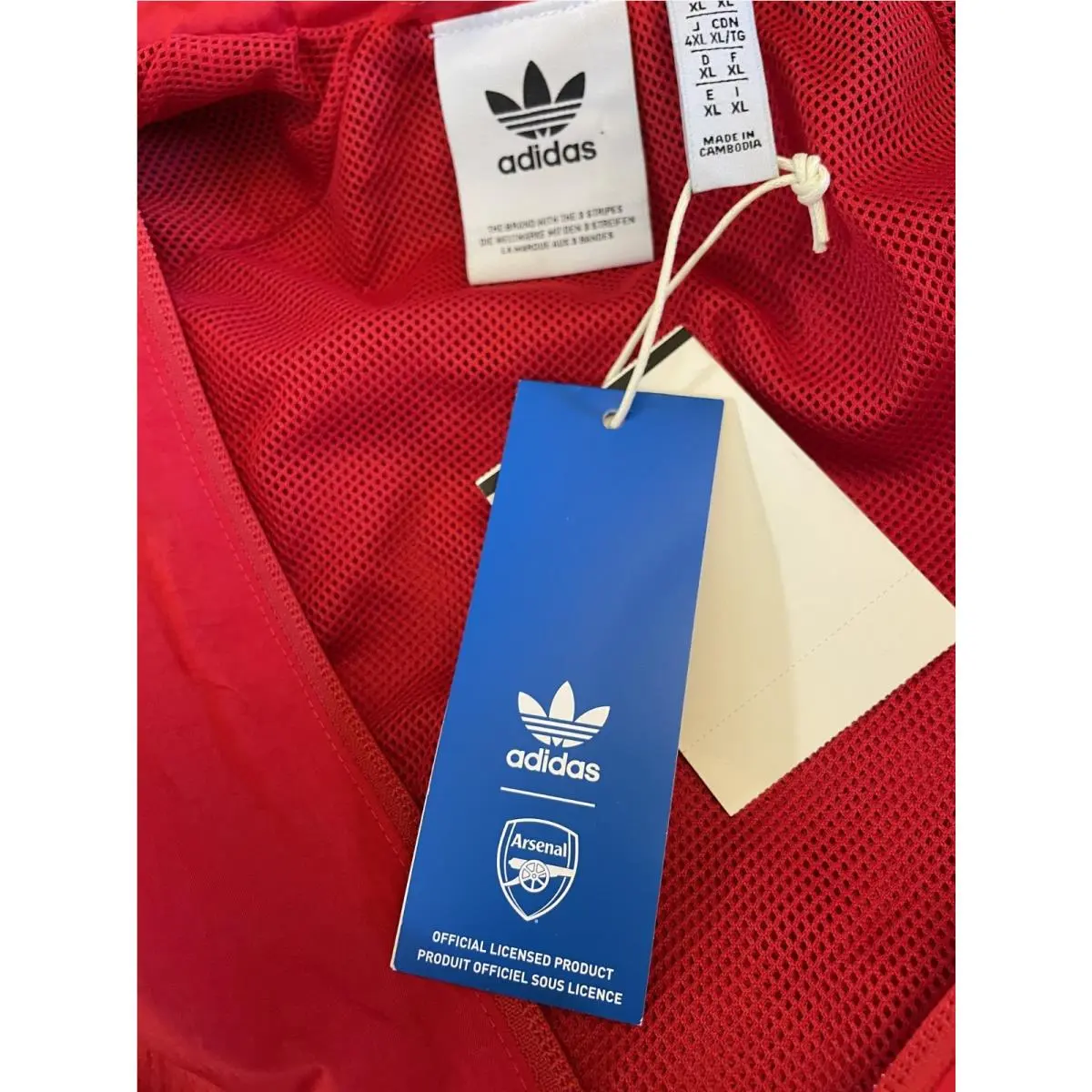Adidas clothing - adidas FC Arsenal Originals - Arsenal Originals - IS6503 - Red/Blue (Better Scarlet/Night Sky) 8