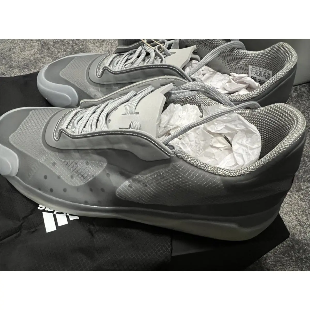 Adidas shoes - Prada x adidas Luna Rossa 21 - FW1079 - Silver, Manufacturer: MGH Solid Grey/Matte Silver/Red 7