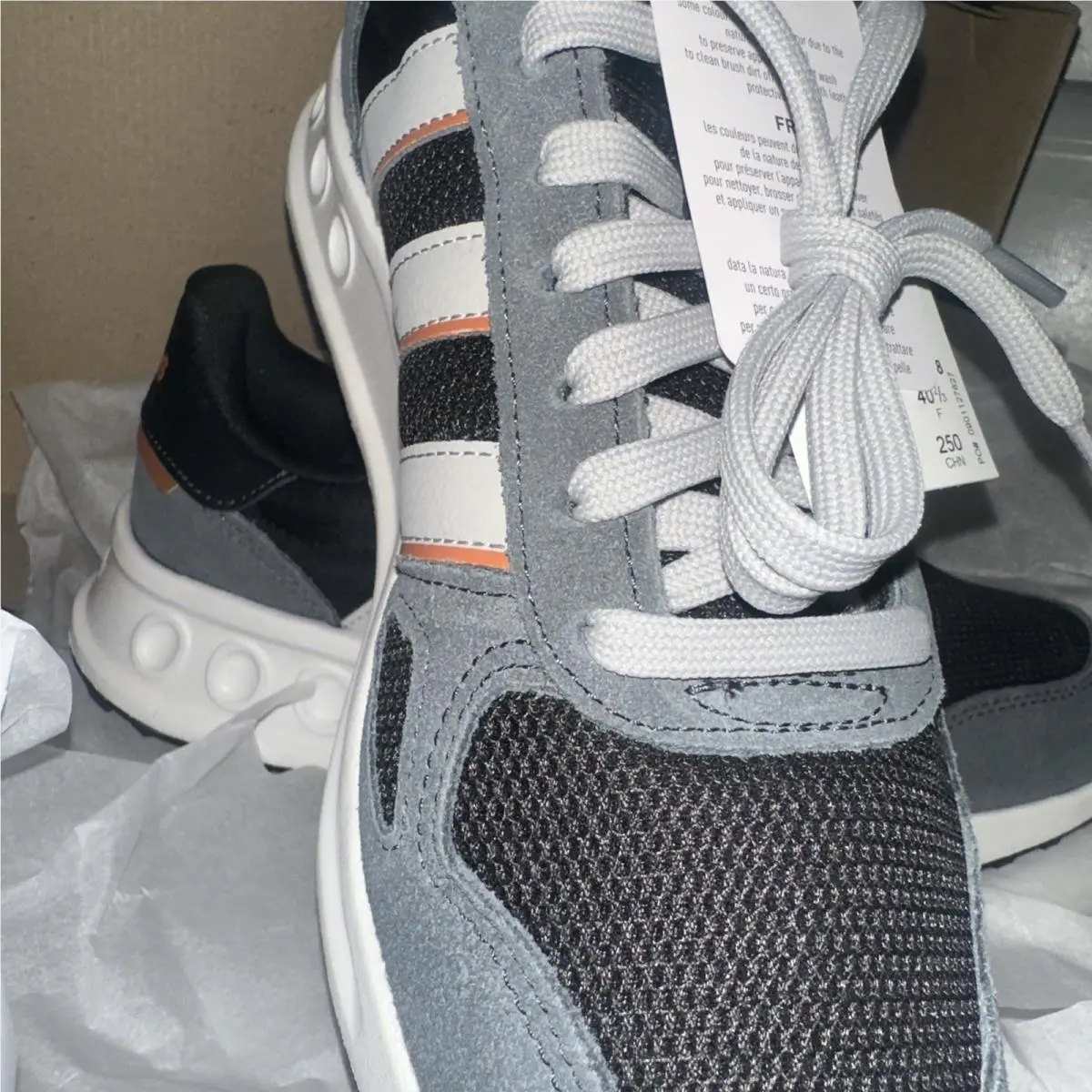 Adidas shoes - adidas Run - Run - JR7476 - Black/Grey (UPC: 0197622153778) 3