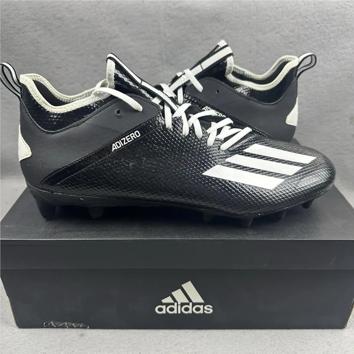 Adidas Adizero Scorch Cleats Mens 16 FZ4171 Football Defense Black