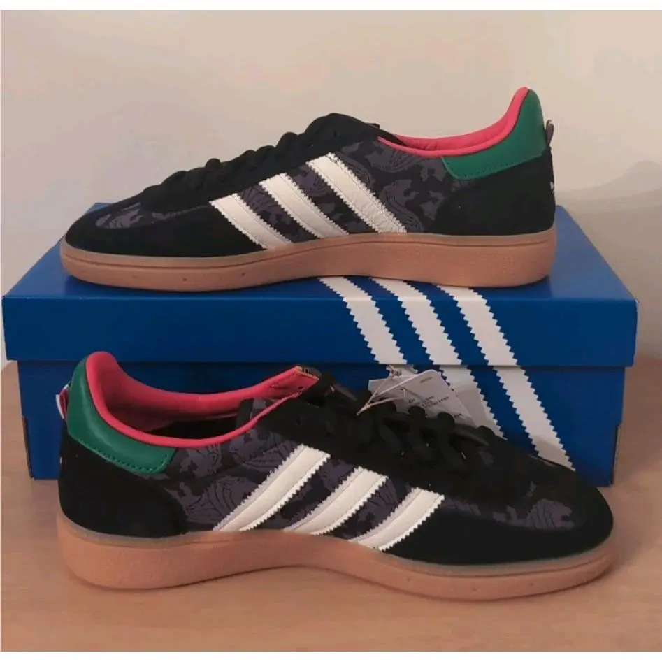 Adidas Originals Handball Spezial Mexico Black Green Red HQ7261 7