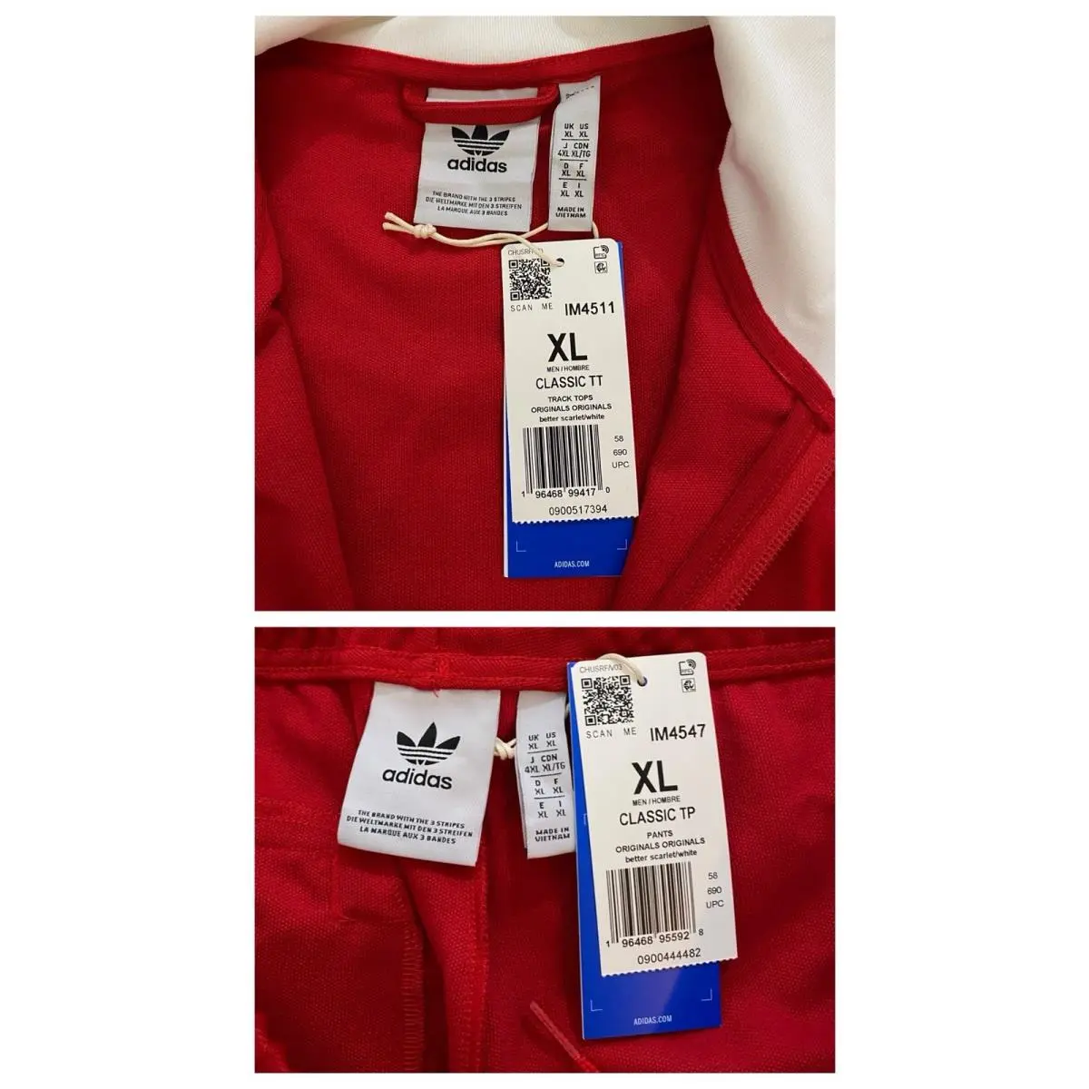 Adidas clothing - Better Scarlet White 3