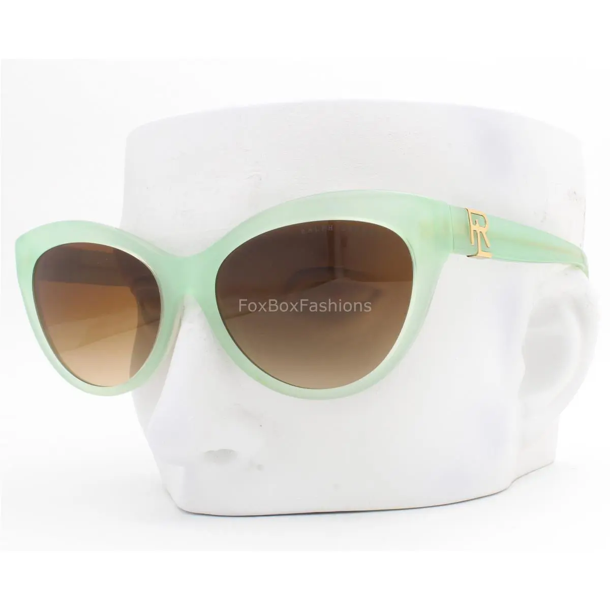Ralph Lauren The Betty Sunglasses Opal Mint Green Brown RL 8213 6082/74 W/case