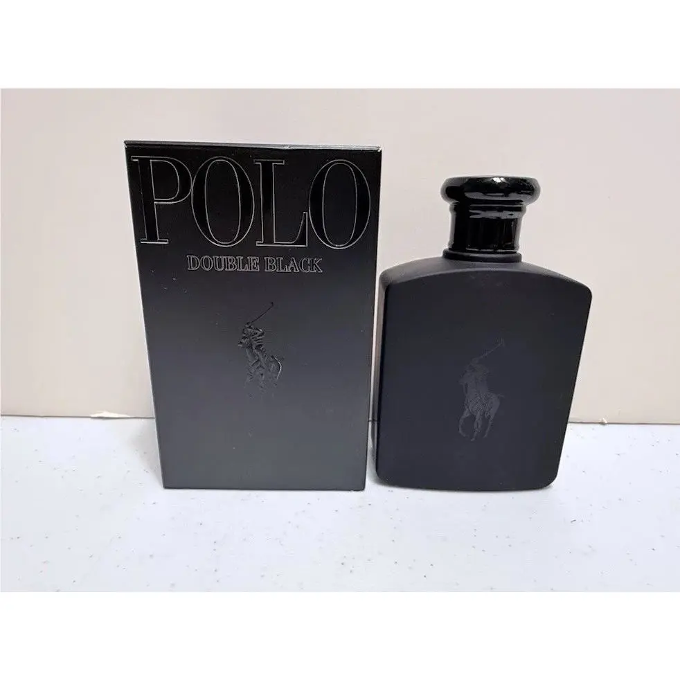 Ralph Lauren Polo Double Black For Men After Shave Splash 4.2 oz Boxed