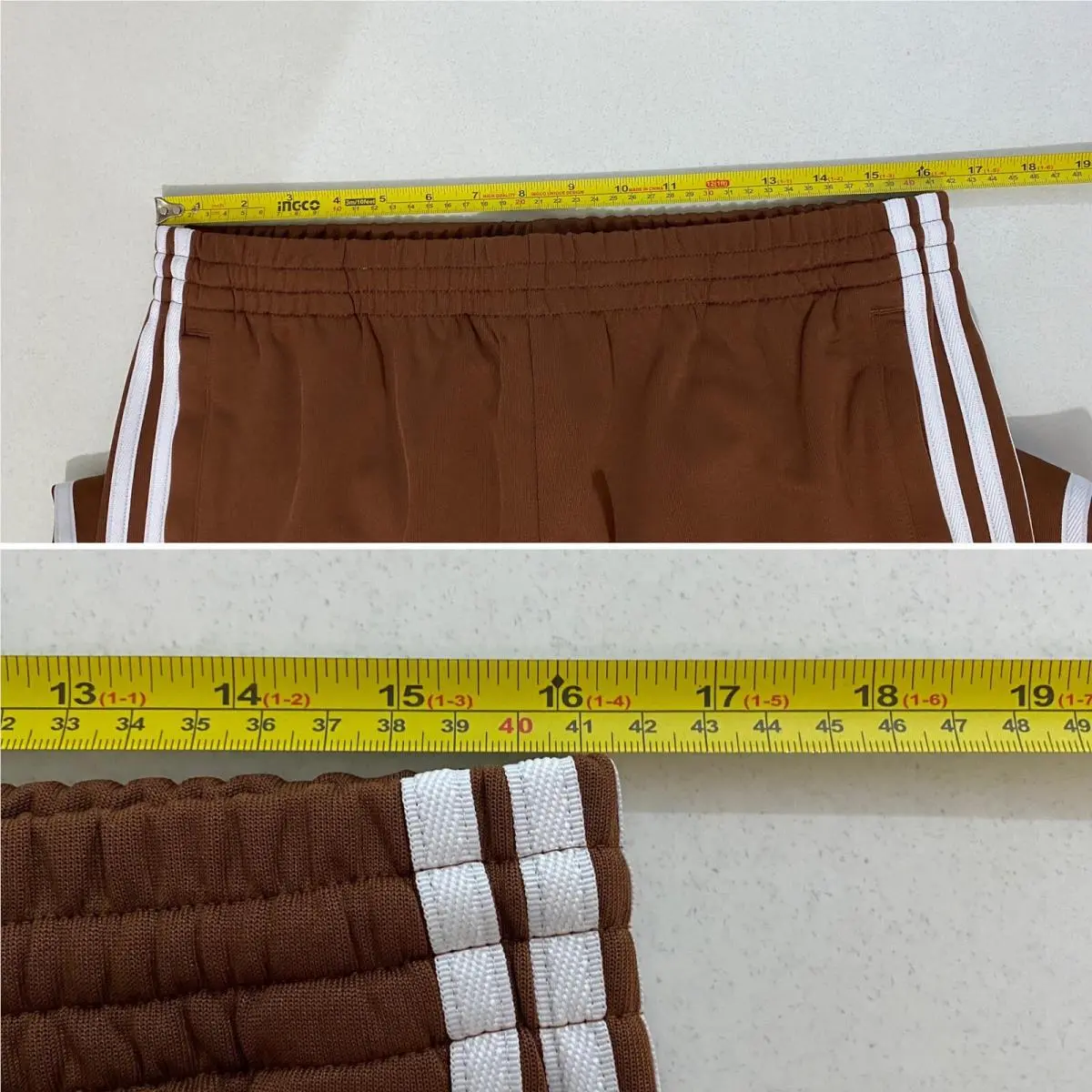 Adidas clothing - Preloved Brown White 9
