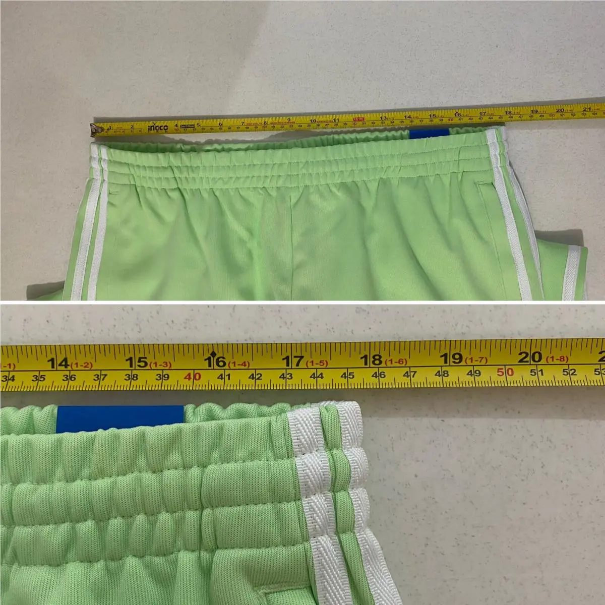 Adidas clothing - Semi Green Spark White 9