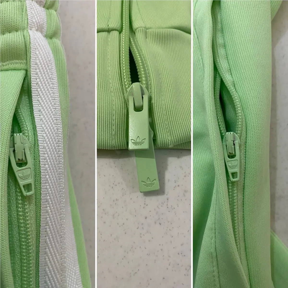 Adidas clothing - Semi Green Spark White 5