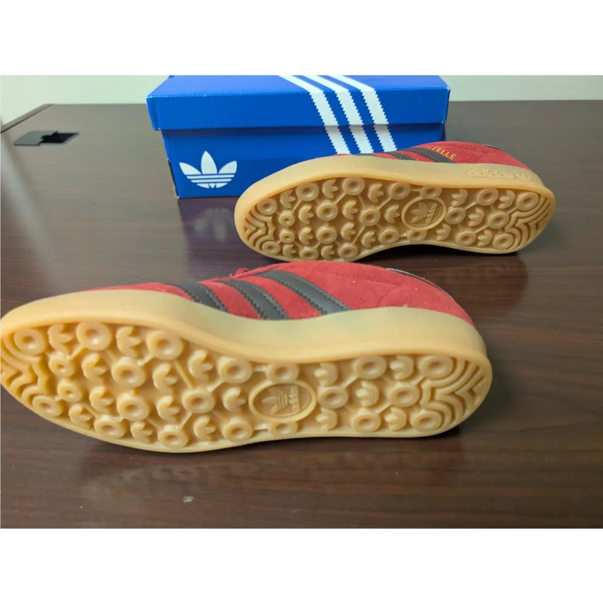 Adidas shoes - Gazelle Indoor J - Gazelle Indoor - IH6448 - Red, Black, Gum 1