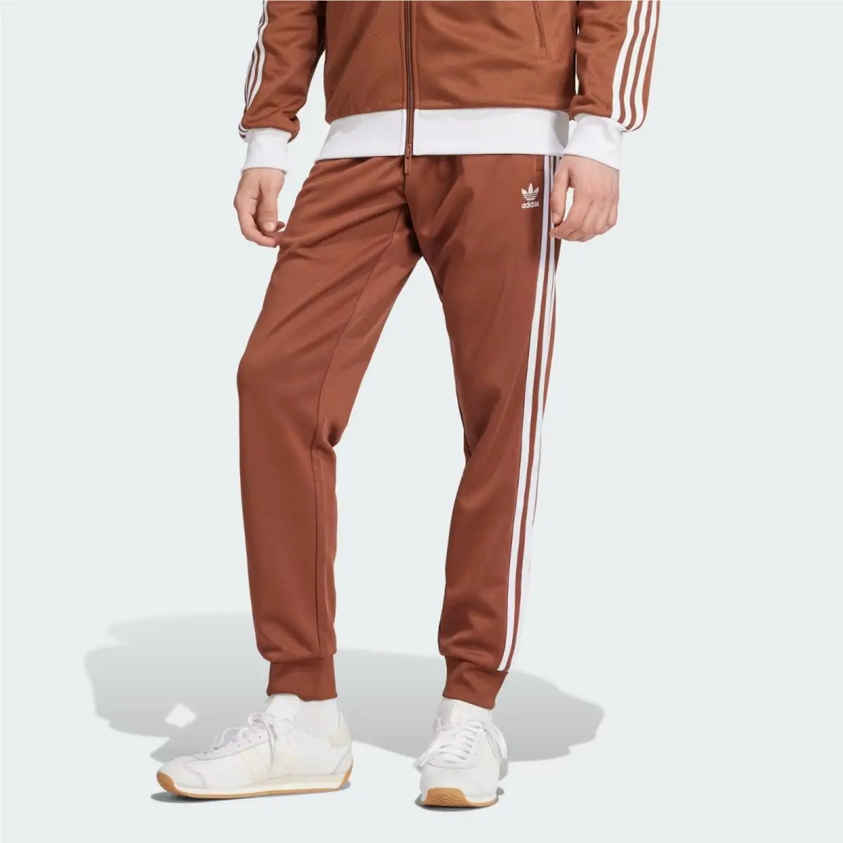 Adidas Originals Adicolor Classics Super Star Brown Track Pants IY9866 Sz 4XL